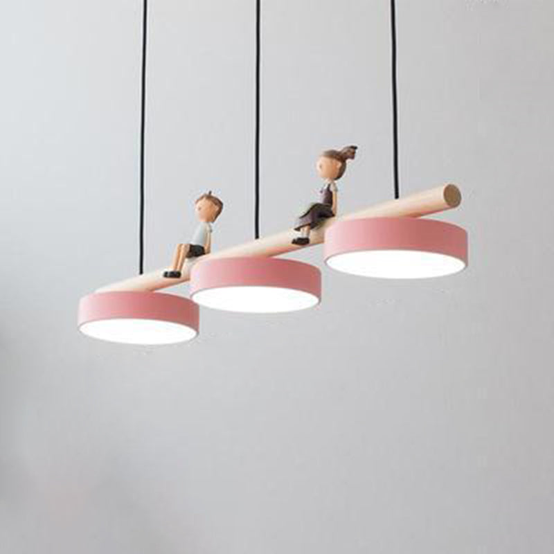 Circle Island Pendant LED Nordic Modern Modern Plafond Pendant Light for Dining Room