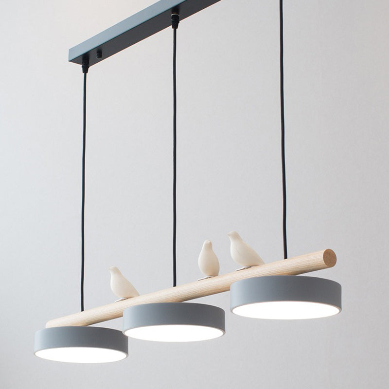 Circle Island Pendant LED Nordic Modern Modern Plafond Pendant Light for Dining Room