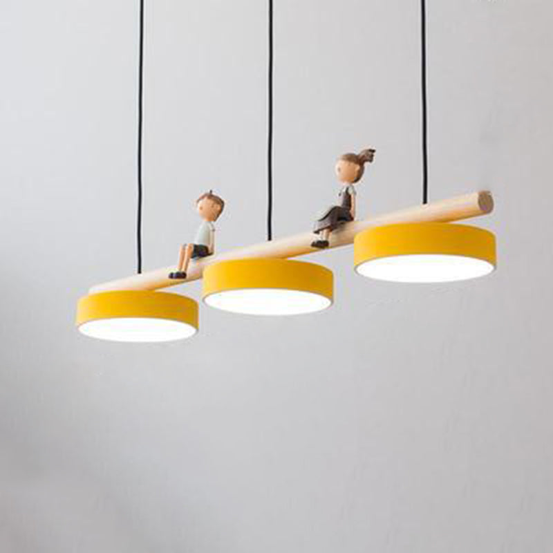 Circle Island Pendant LED Nordic Modern Modern Plafond Pendant Light for Dining Room