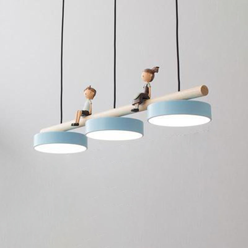 Circle Island Pendant LED Nordic Modern Modern Plafond Pendant Light for Dining Room