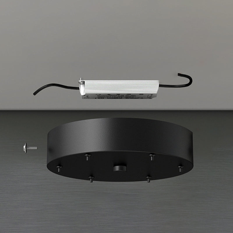 Idee per illuminazione dell'isola a led in metallo moderno lampada lampadario lineare per sala da pranzo