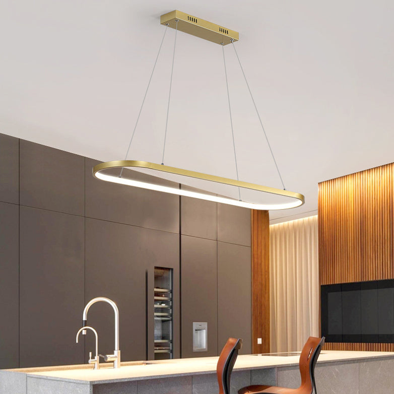 Geometric Island Pendant Lights Modern Chandelier Metal Island Lights 1 Light