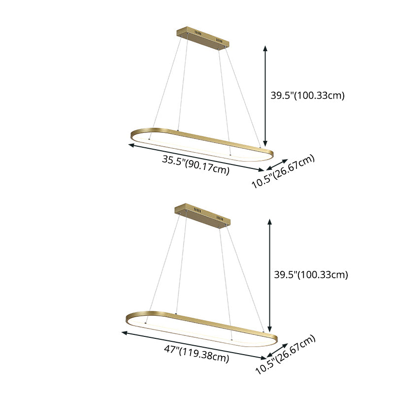 Geometric Island Pendant Lights Modern Chandelier Metal Island Lights 1 Light