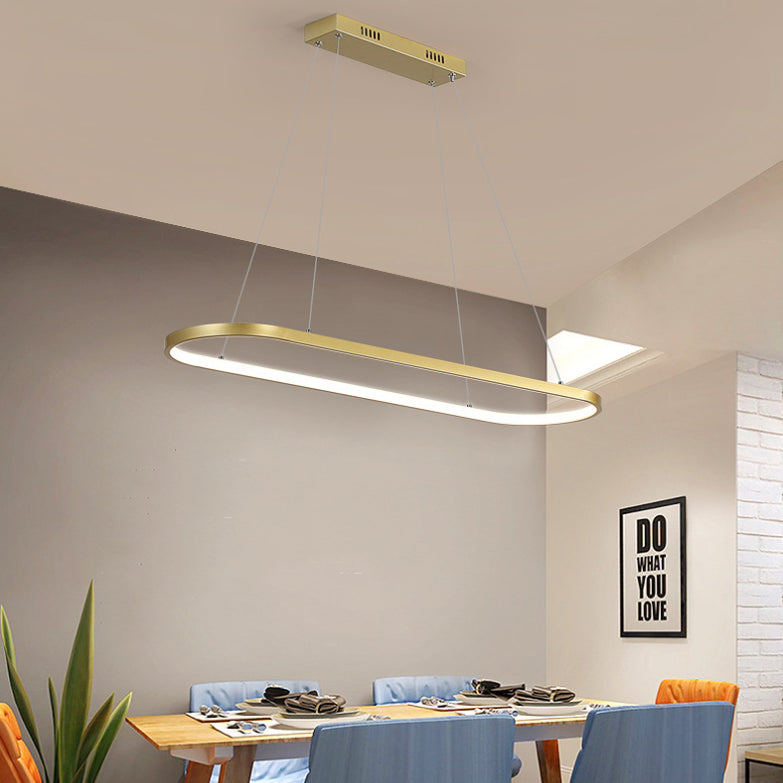 Geometric Island Pendant Lights Modern Chandelier Metal Island Lights 1 Light