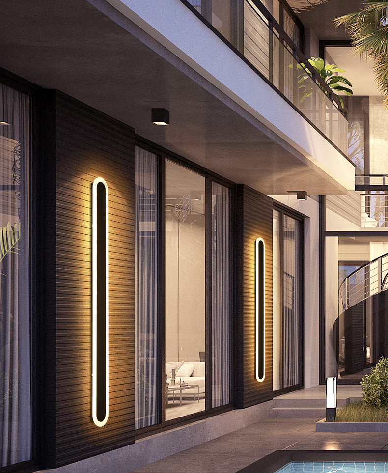 1-Light Black Minimalisme Appareils luminaires