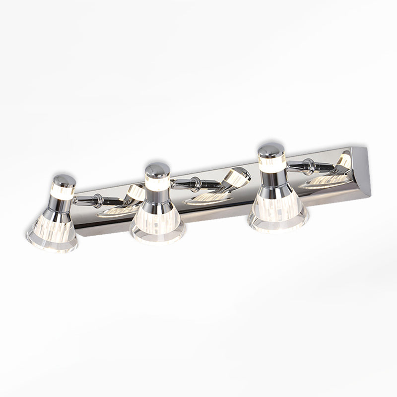 Metal Mirror Wall Lights Modern Simple Stlye Multi Heads Wall Mount Fixture