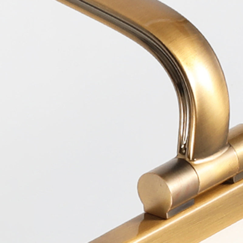 Metall Linear Schattenspiegel Wandleuchten moderne 1 Kopfwandhalterung in Messing