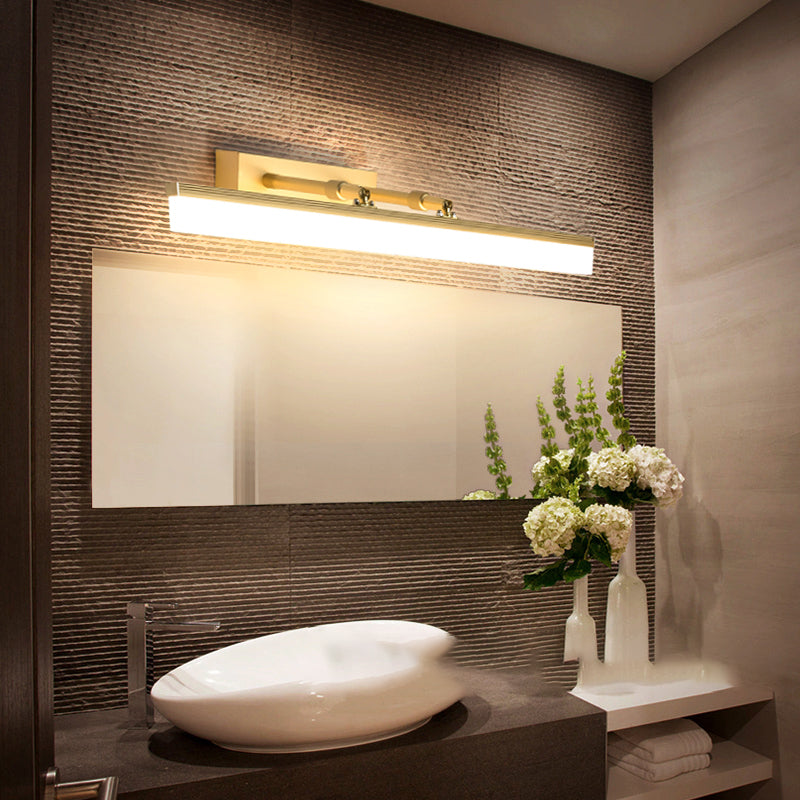 Accampella a switch a switing da muro di sfumatura moderna in metallo 1 lampada con applique in ottone