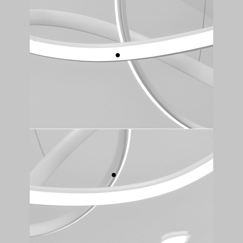 Nordic Modern Caractéristique Style LED Pendant le lustre Light for Living Room Dining Room Study