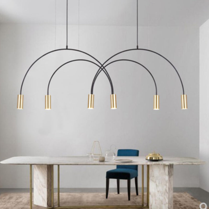 Nordic Modern Simple Style Hanging Chandelier Light for Dining Room Bar