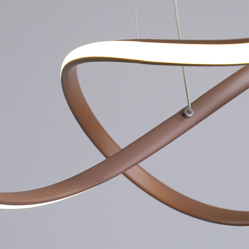 Característica moderna de estilo simple LED lámpara Luz para comedor para comedor de sala de estar dormitorio