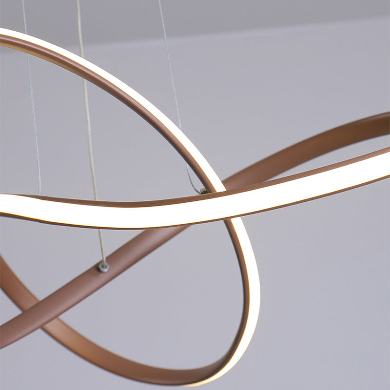 Característica moderna de estilo simple LED lámpara Luz para comedor para comedor de sala de estar dormitorio