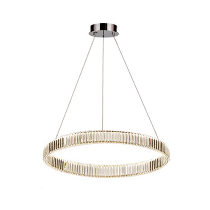 Modern Light Luxury Crystal Style LED Pendant Chandelier Light for Living Room Dining Room Hotel