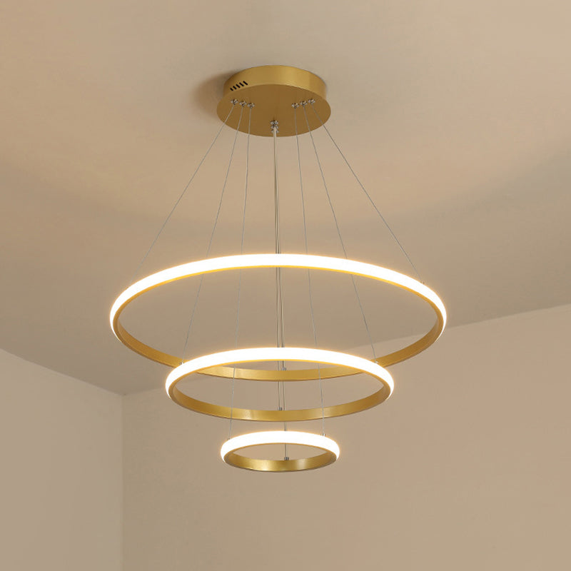 Simple Nordic Modern Caractéristique Style LED Hanging Chandelier Light for Dining Room