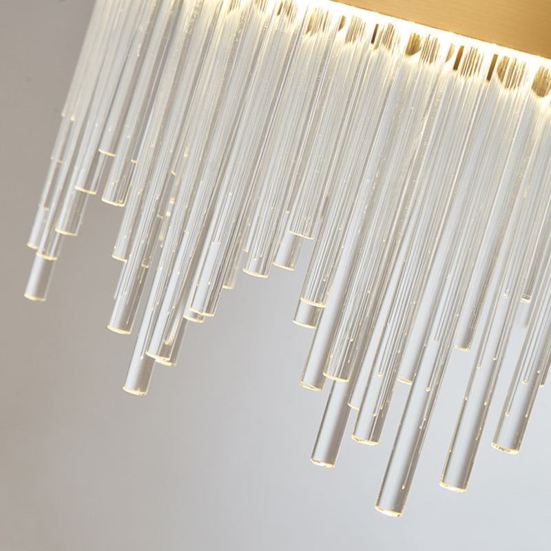 Luz de lujo moderno moderno simple led encogedor led lámpara luz para sala de estar dormitorio de comedor