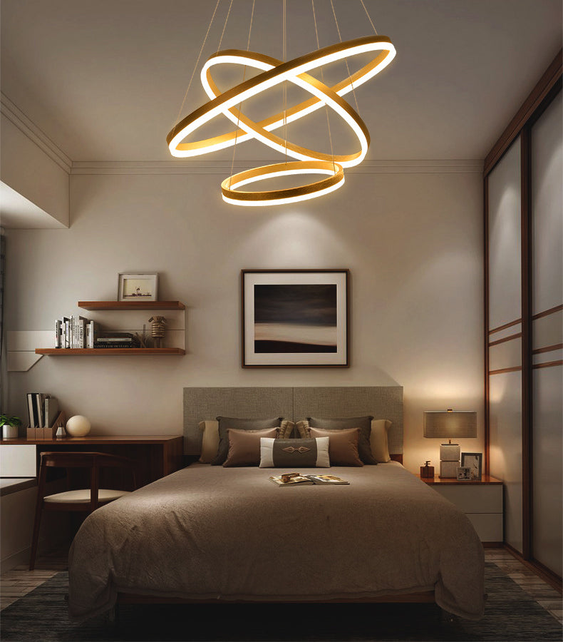 Pendre suspendant à lad la LED de style européen moderne pour salle à manger du salon