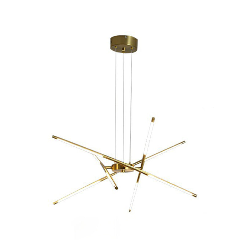 Luci a sospensione a sospensione in metallo Lampade sospese contemporanee per soggiorno