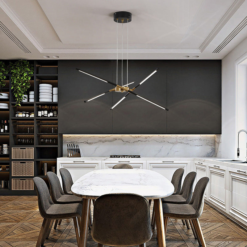 Luci a sospensione a sospensione in metallo Lampade sospese contemporanee per soggiorno
