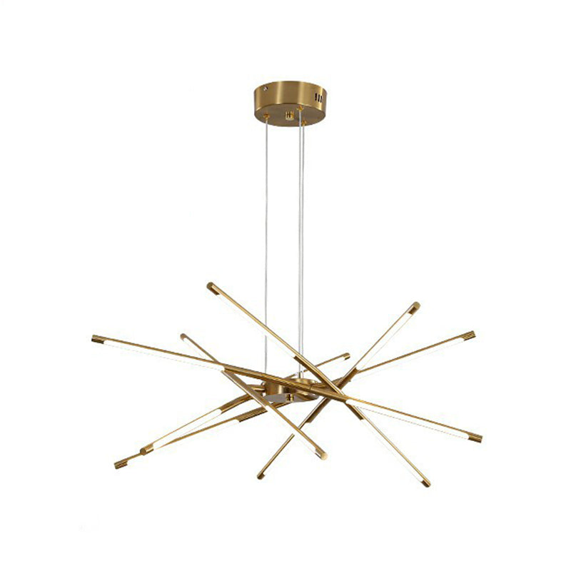 Luci a sospensione a sospensione in metallo Lampade sospese contemporanee per soggiorno