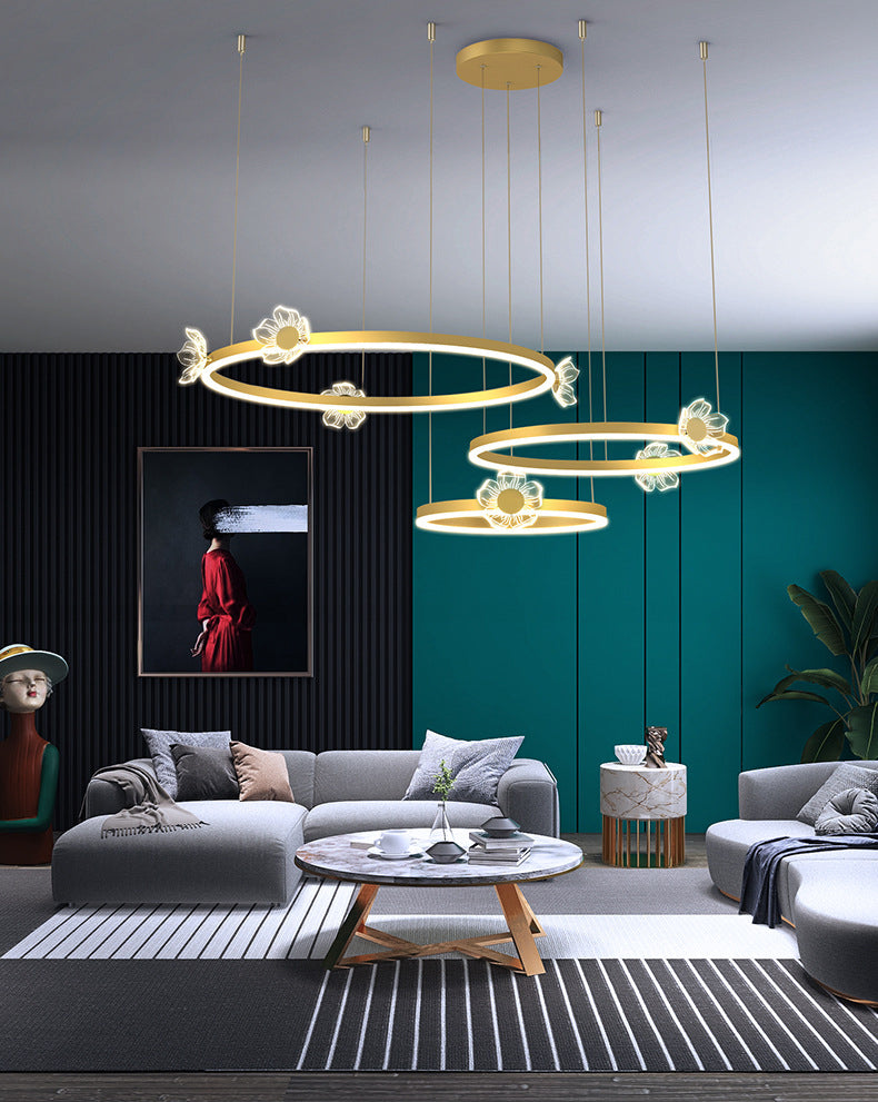 Plafond de cercle en métal à plusieurs niveaux