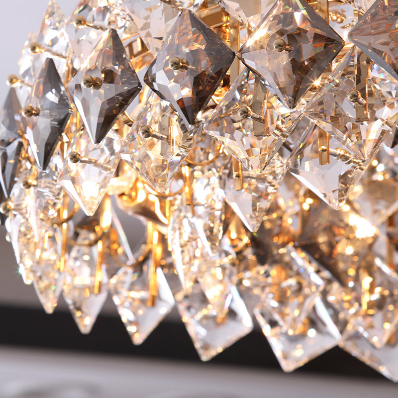 Lustre d'éclairage moderne lustre circulaire de lustre