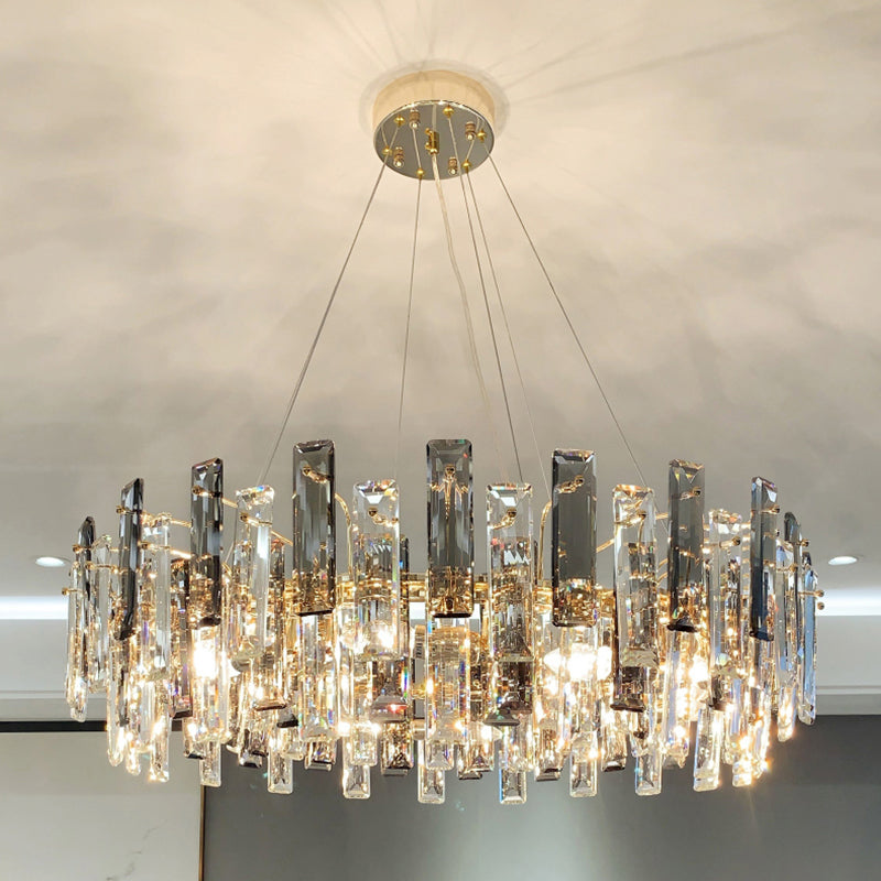 Luz de lámpara de araña moderna accesorios de iluminación de araña de araña circular