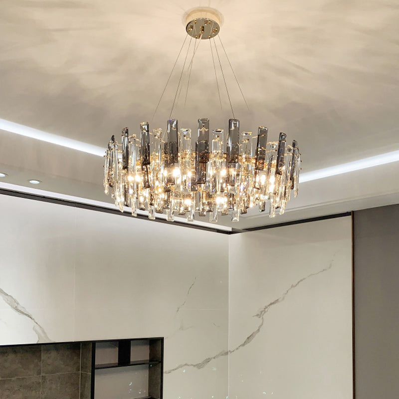 Luz de lámpara de araña moderna accesorios de iluminación de araña de araña circular