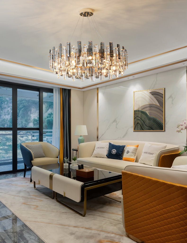 Luz de lámpara de araña moderna accesorios de iluminación de araña de araña circular