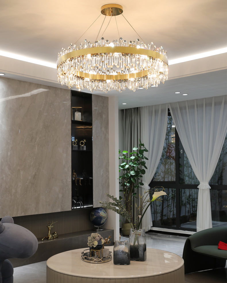 Modern Chandeliers For Foyer Circular Chandelier Pendant Lighting Fixtures
