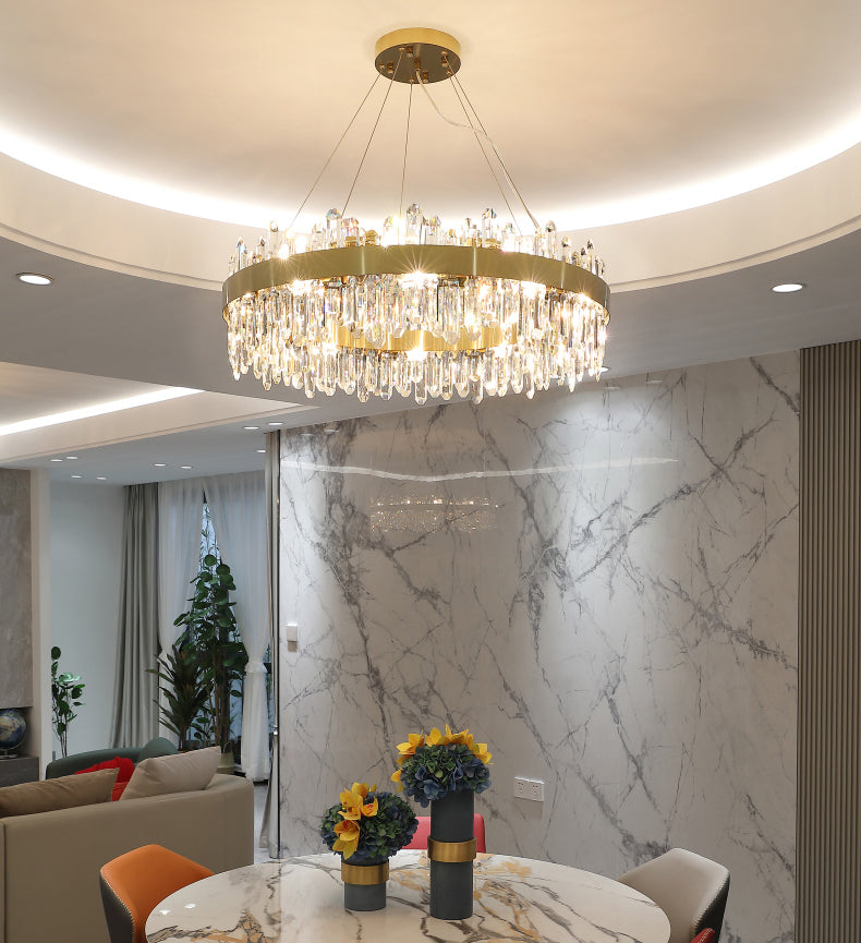 Modern Chandeliers For Foyer Circular Chandelier Pendant Lighting Fixtures