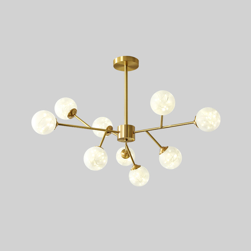 Modern Pendant Light Circular Chandelier Pendant Lighting Glass Pendant Chandelier