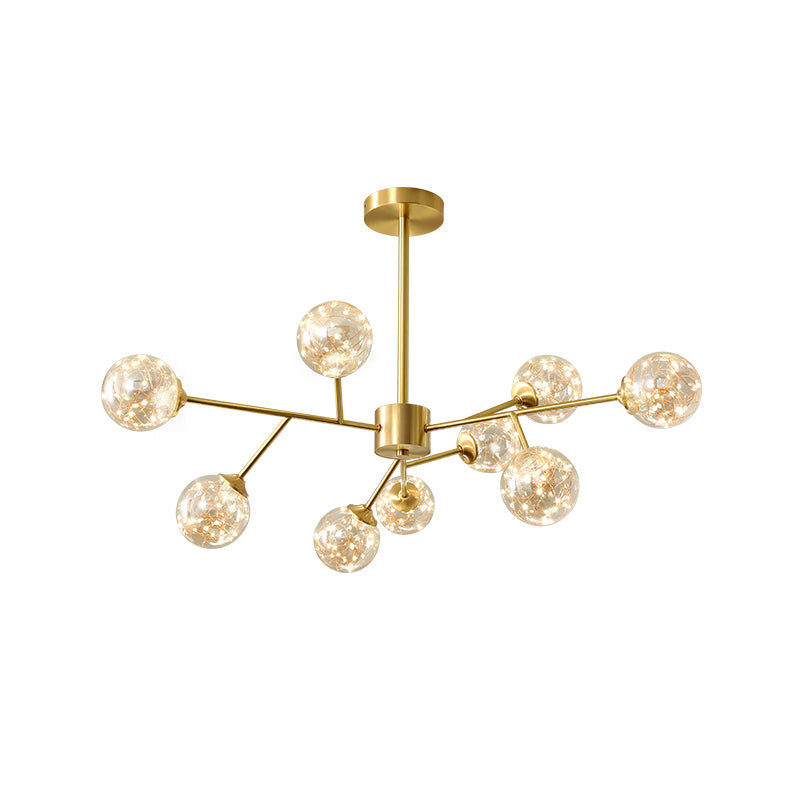 Modern Pendant Light Circular Chandelier Pendant Lighting Glass Pendant Chandelier