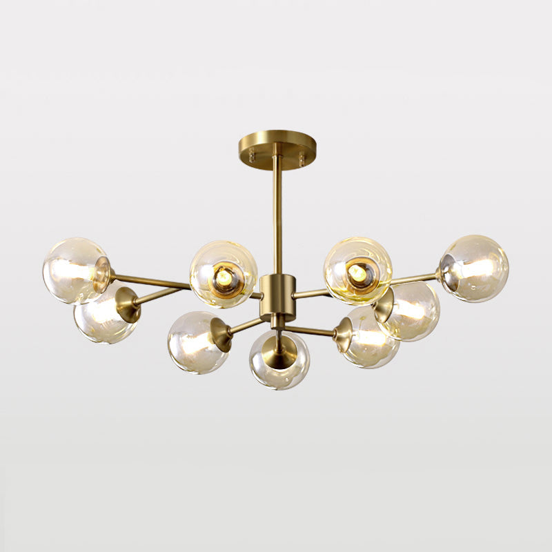 Modern Pendant Light Circular Chandelier Pendant Lighting Glass Pendant Chandelier