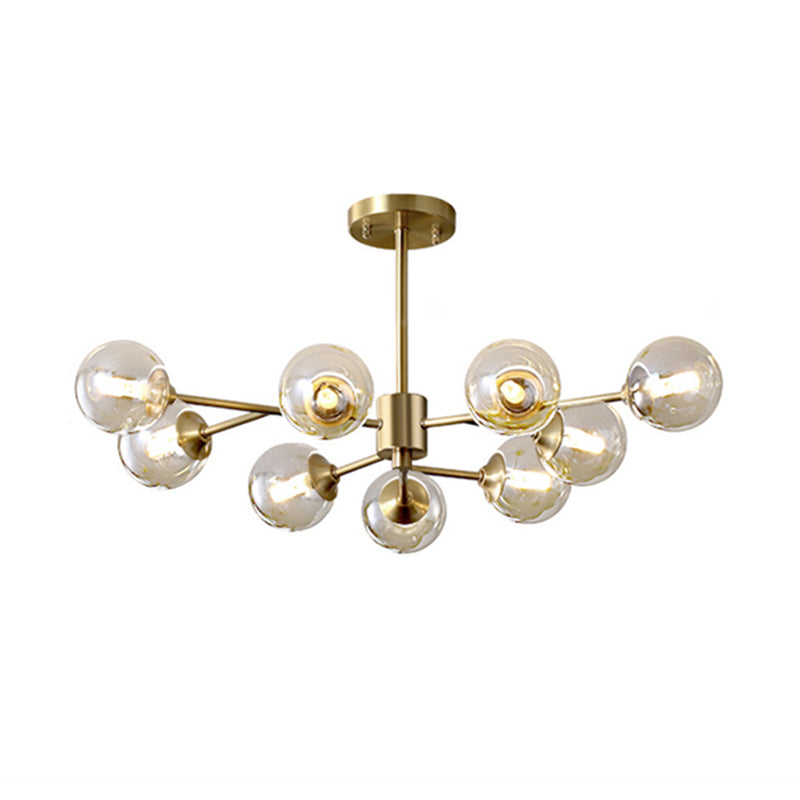 Modern Pendant Light Circular Chandelier Pendant Lighting Glass Pendant Chandelier