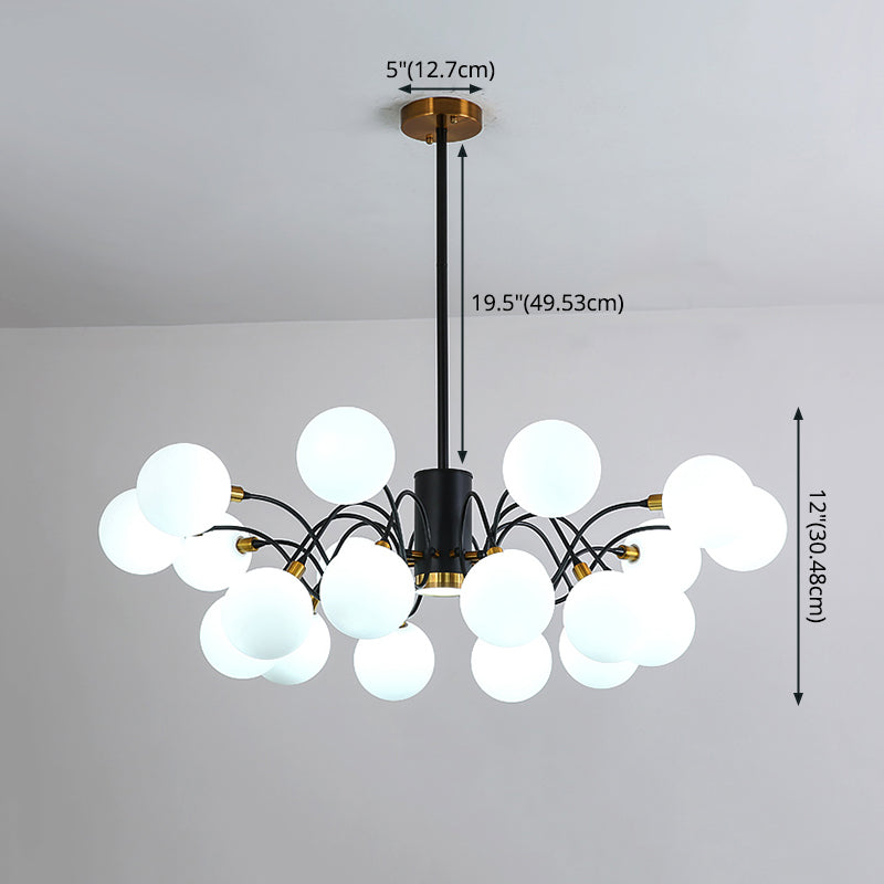 Modern Pendant Lighting Circular Chandelier Chandelier Light Fixtures Glass Chandelier
