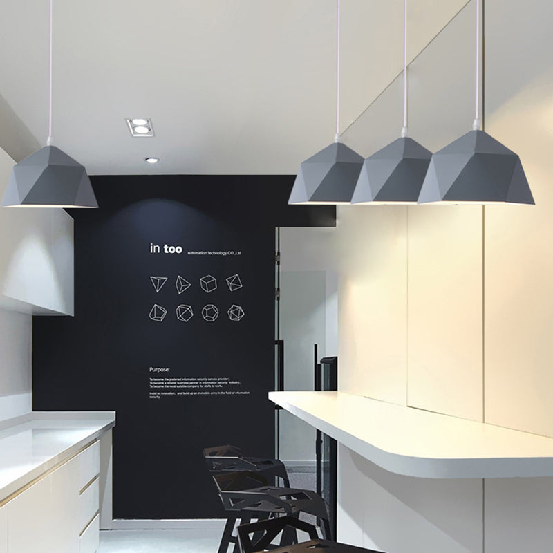 Einstellbare Länge 1 leichte geometrische hängende leichte, moderne Anhängerleuchte für das Restaurant