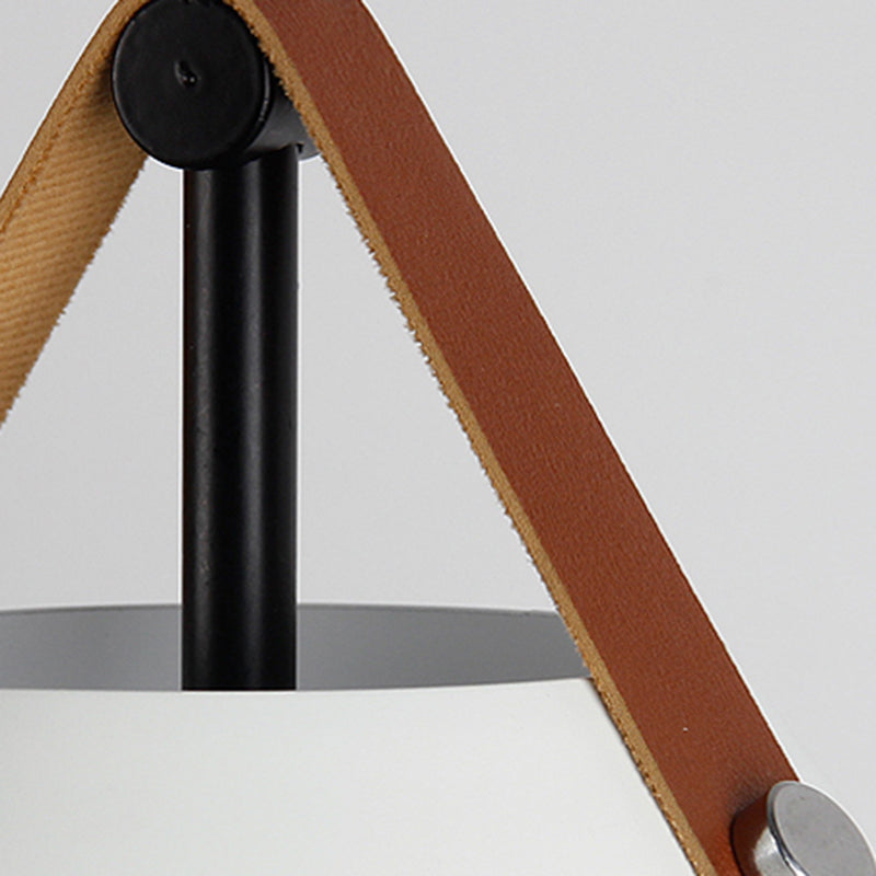 Nordic Macaron Style Hanging Lamp, Conical Shaped Shade Metal Hanging Lighting for Living Room