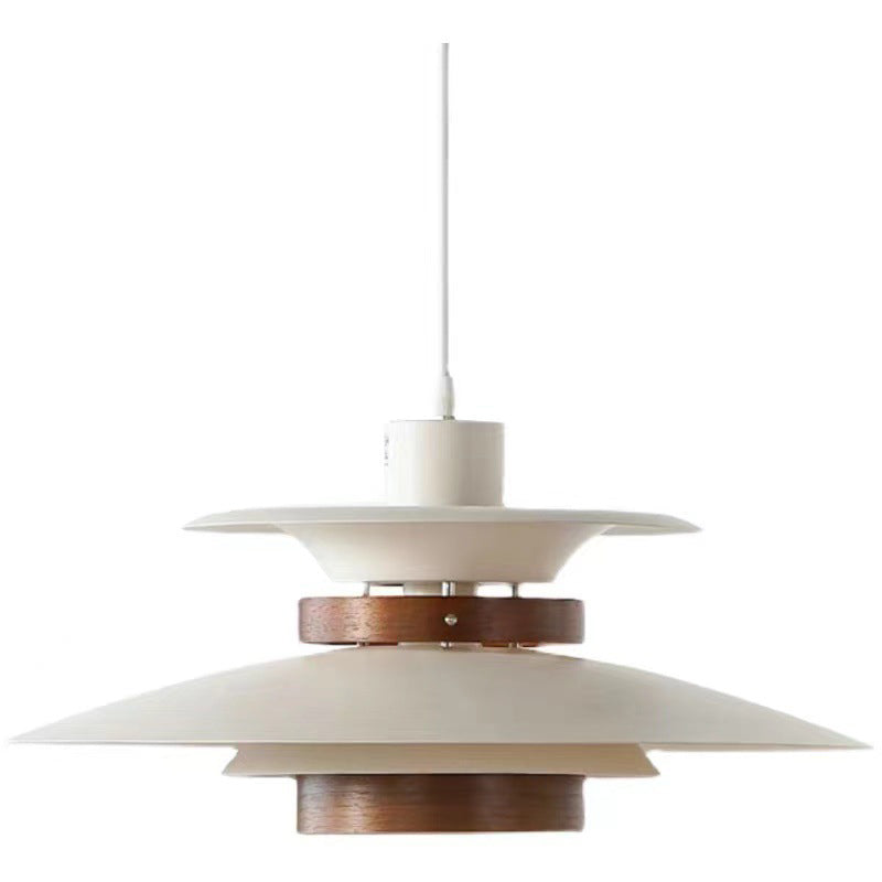 Simplicity Nordic Style Hanging Pendant Lamp, 2-Tier Zinc Single Pendant Lights for Living Room