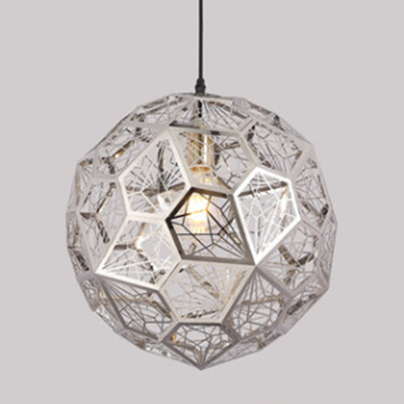 1-Light Metal Suspended Lighting Fixture Contemporary Pendant Light Kit for Dining Room