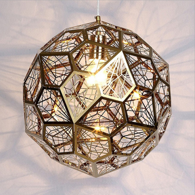 1-Light Metal Suspended Lighting Fixture Contemporary Pendant Light Kit for Dining Room