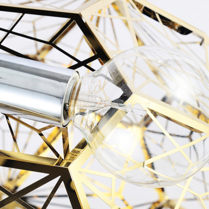 1-Light Metal Suspended Lighting Fixture Contemporary Pendant Light Kit for Dining Room