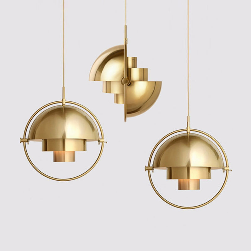 Luce a sospensione contemporanea in metallo Luce sospesa a 1 luce per sala da studio