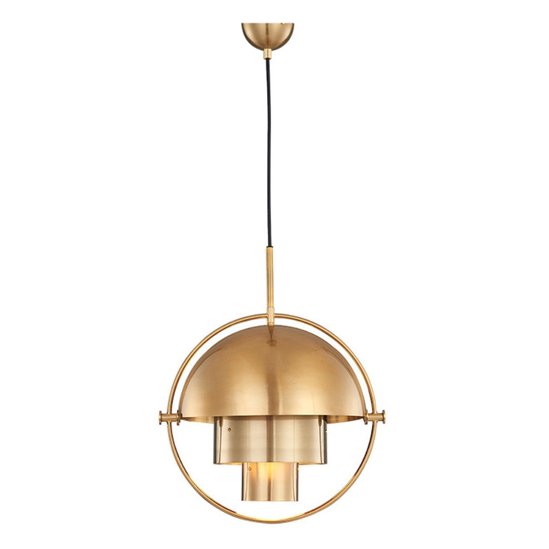 Luce a sospensione contemporanea in metallo Luce sospesa a 1 luce per sala da studio