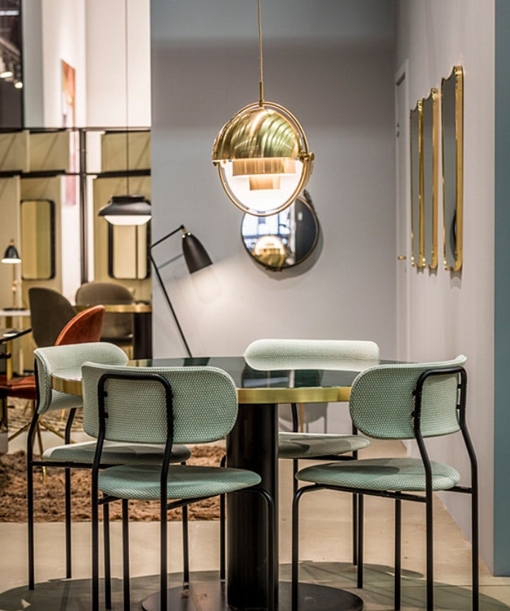 Luce a sospensione contemporanea in metallo Luce sospesa a 1 luce per sala da studio