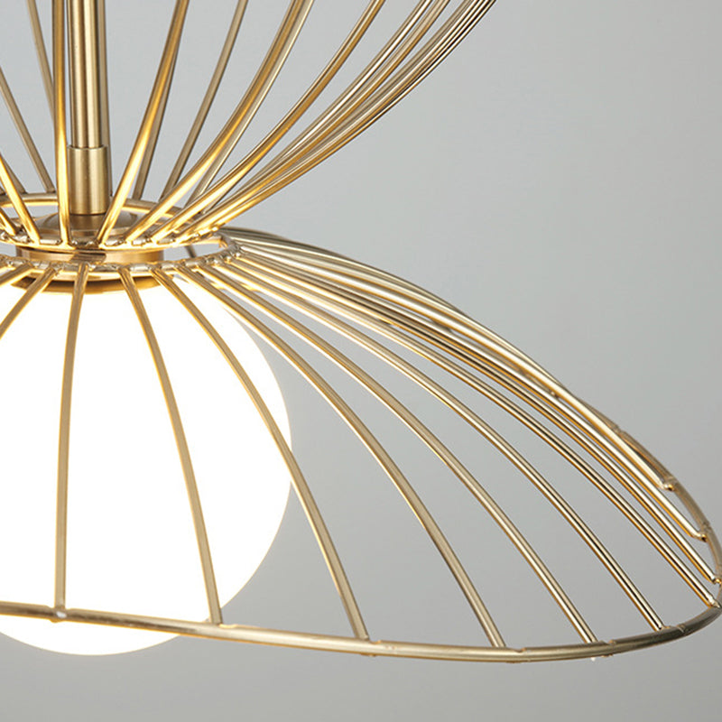 Iron Iron Contemporary sospeso a sospensione Light 1 ciondolo a 1 luce per sala da pranzo