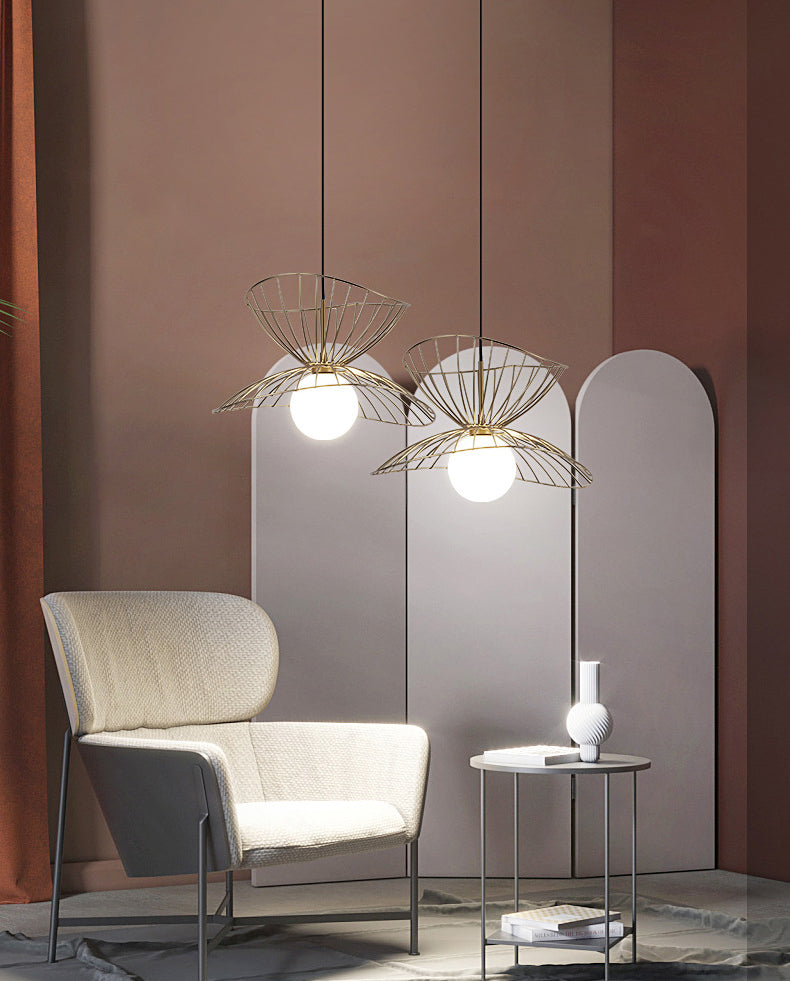 Iron Iron Contemporary sospeso a sospensione Light 1 ciondolo a 1 luce per sala da pranzo