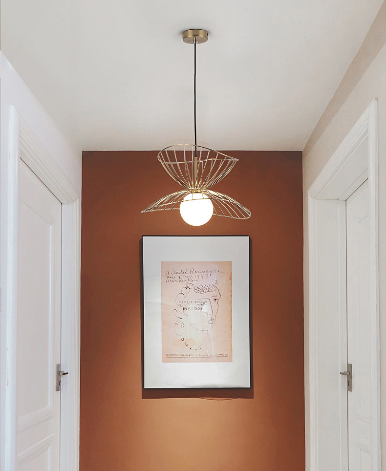 Iron Iron Contemporary sospeso a sospensione Light 1 ciondolo a 1 luce per sala da pranzo