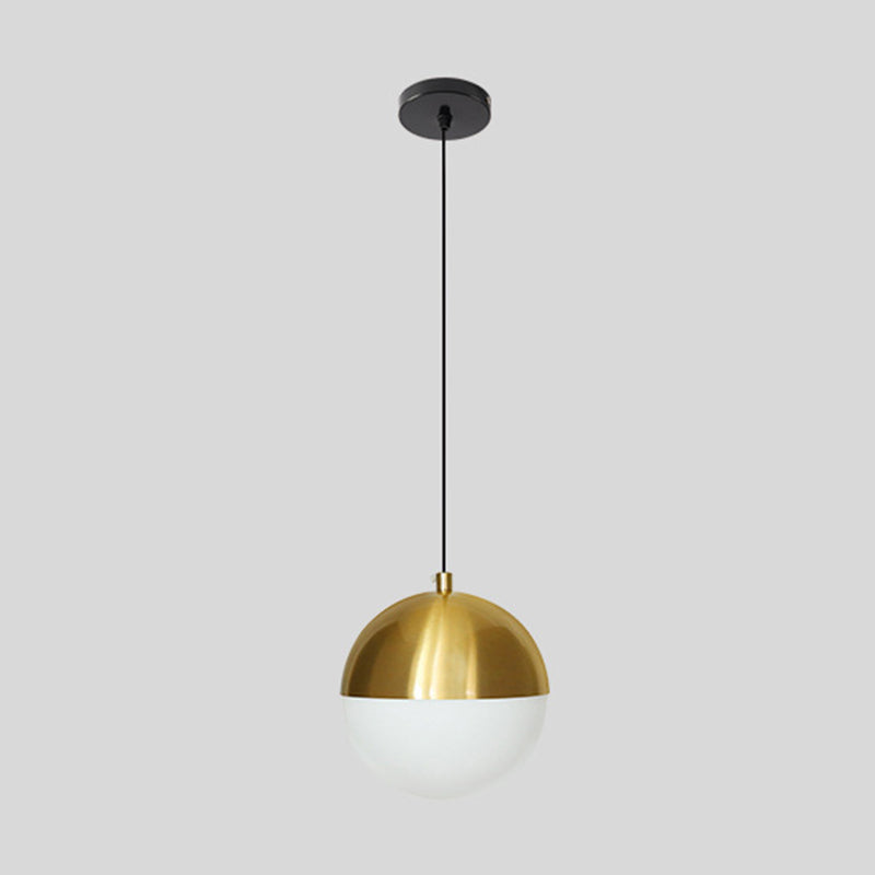 Luminaire pendentif en métal contemporain 1 lumière plafond suspendu plafond