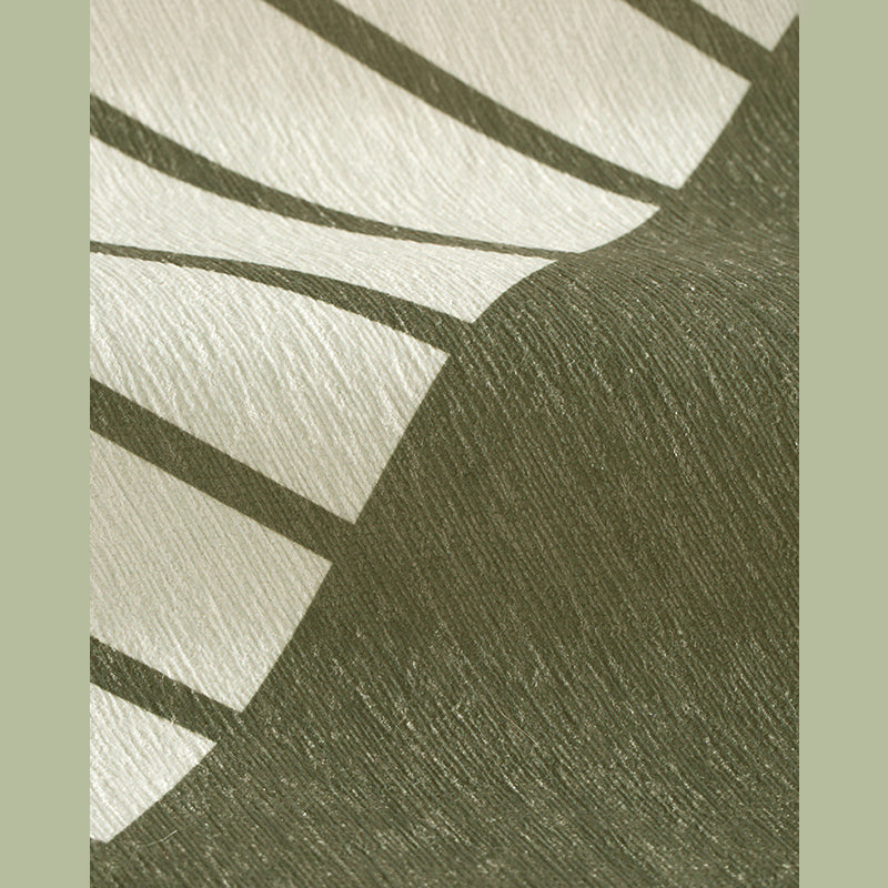 Colorful Modern Area Rug Green Color Block Carpet Stain Resistant Washable Rug for Living Room