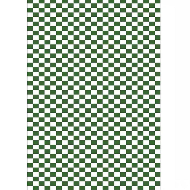 Minimalist Checkered Print Carpet Polyester Area Rug Stain Resistant Indoor Carpet for Living Room